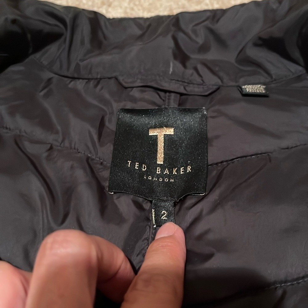 Ted Baker London lightweight puffer jacket.